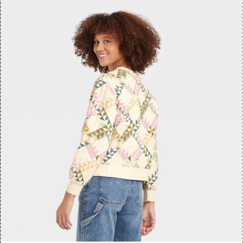 Universal Thread Women's Quilted Pullover Sweatsh… - image 3